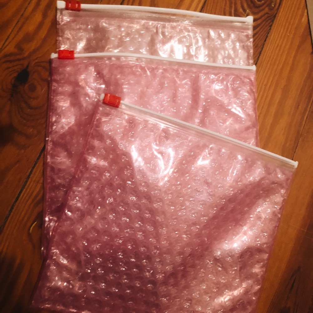 3 GLOSSIER BAGS